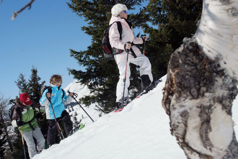 Et oui, ça monte aujourd’hui, c’est que ça se mérite un Everest ! (Leslie, Louis et Laura)