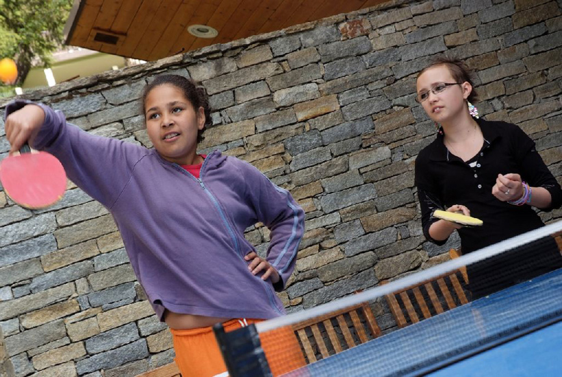 Ping-pong pour se mettre en jambes !