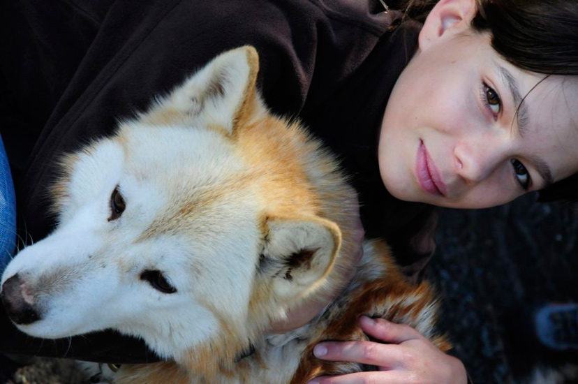 Attraction bi-polaire… (Méline et son chien)