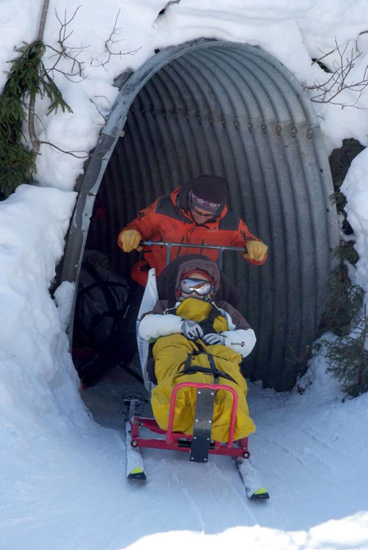 Je n’aurais jamais cru pouvoir prendre le tunnel du Mont-Blanc à ski ! (Manon)
