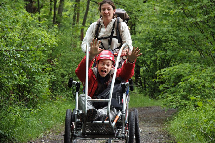 Sans les mains pour Antoine, attention à garder le bon cap, direction l’Everest !