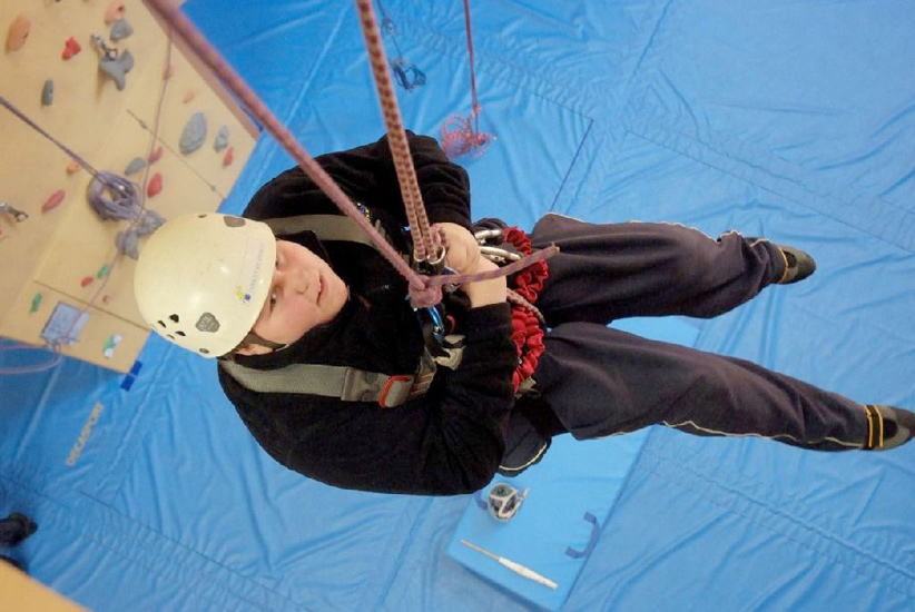 Moi avoir le vertige ? Non pas du tout ! (Kevin)