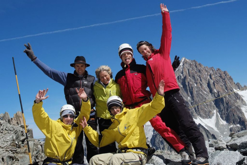 Dédé, Clara, Damien, Baptiste, Clara, Vincent et Christine !