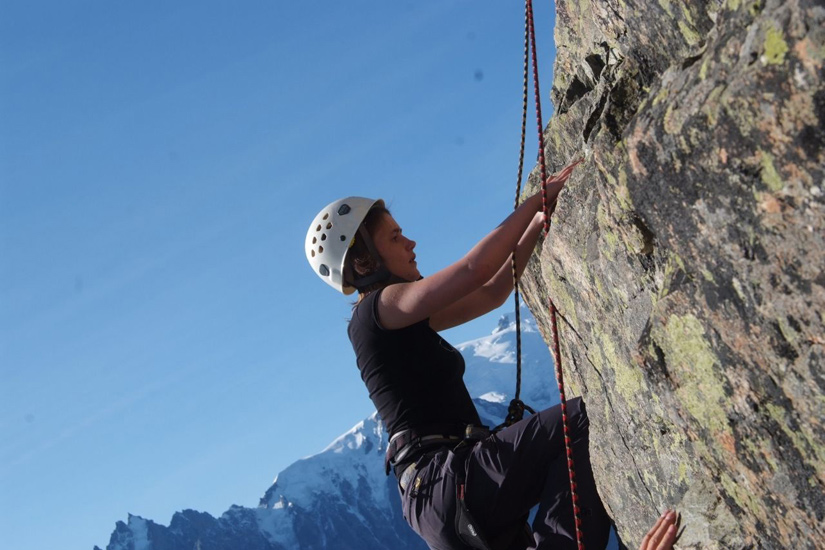 C’est parti pour une longue partie d’escalade ! Attention ascension impressionnante ! (Laetitia)