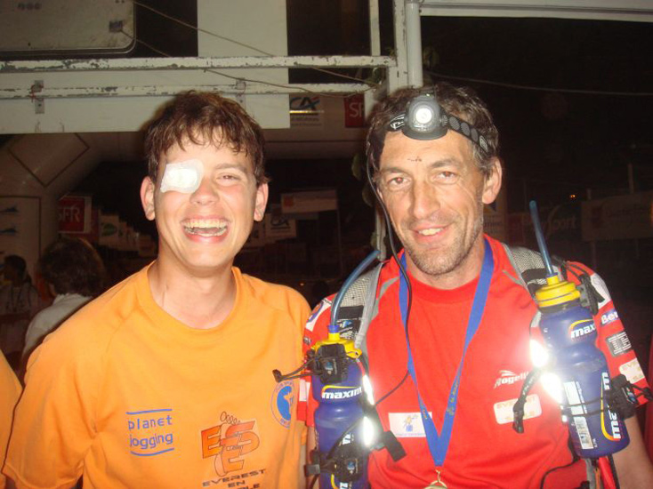 Grand moment de joie pour Florent et son parrain