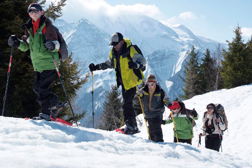 Mais voilà les Quatre Fantastiques en pleine ascension ! (Freddy, Gaëtan, Timothée et Quentin).