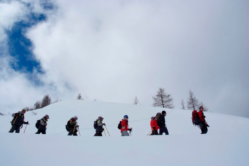 L’entrainement paye ! Assez rapidement nous réussissons à nous déplacer avec aisance…