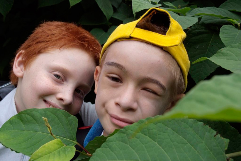 Cyril et Aristide vous saluent du pays des feuilles !