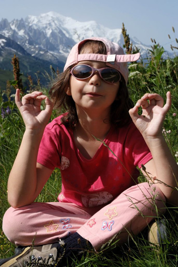 Adeline, elle, a décidé de se la jouer zen pour ce sommet…