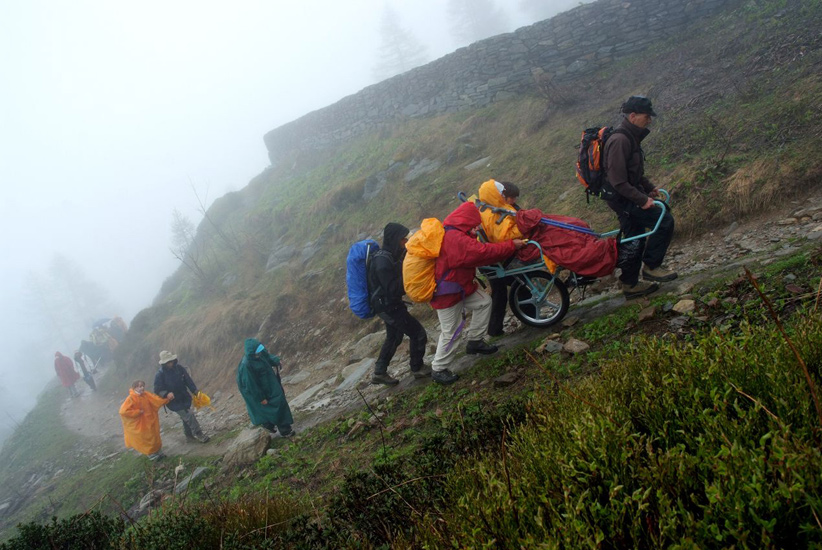 Attention de ne pas rater  le virage avec le brouillard !