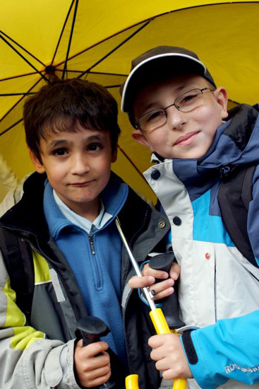 Il peut pleuvoir, neiger ou je ne sait quoi, la motivation de Lucas et Raphaël est inébranlable !