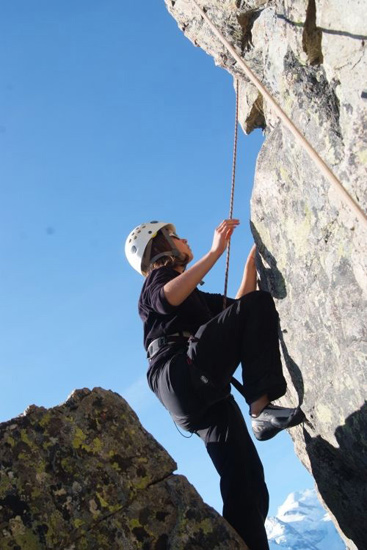 Voies escarpées, rochers glissants, prises difficiles ! Tout y est pour que ce ne soit pas une partie de repos ! (Margaux)