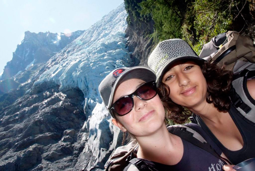 Nous, nous ne sommes pas des touristes mais plutôt de futurs championnes ! (Phoebé & Lysia)