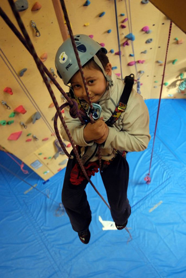 Descente en rappel avec Mellina aux commandes, c’est le pied !!!