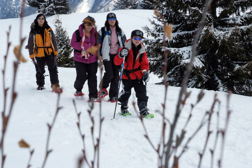 Antoine et Safiya s’offrent un petit slalom entre les sapins !