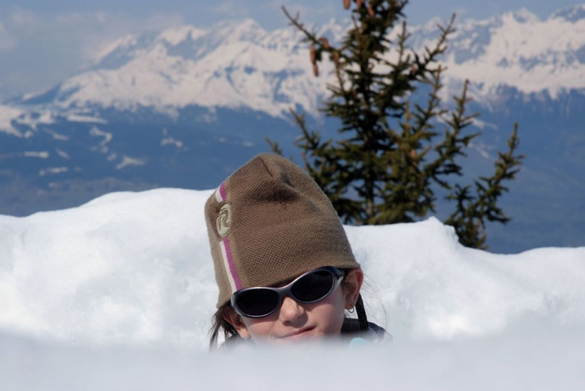 Entre deux tranches de neige, une Anna !