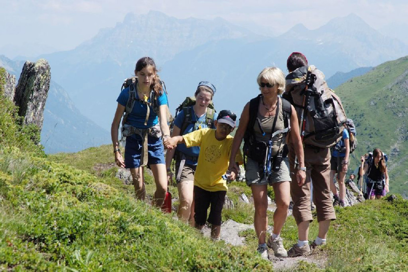 Venues des USA pour faire le tour du Mont-Blanc, nos amies consacrent leur journée à nous accompagner.