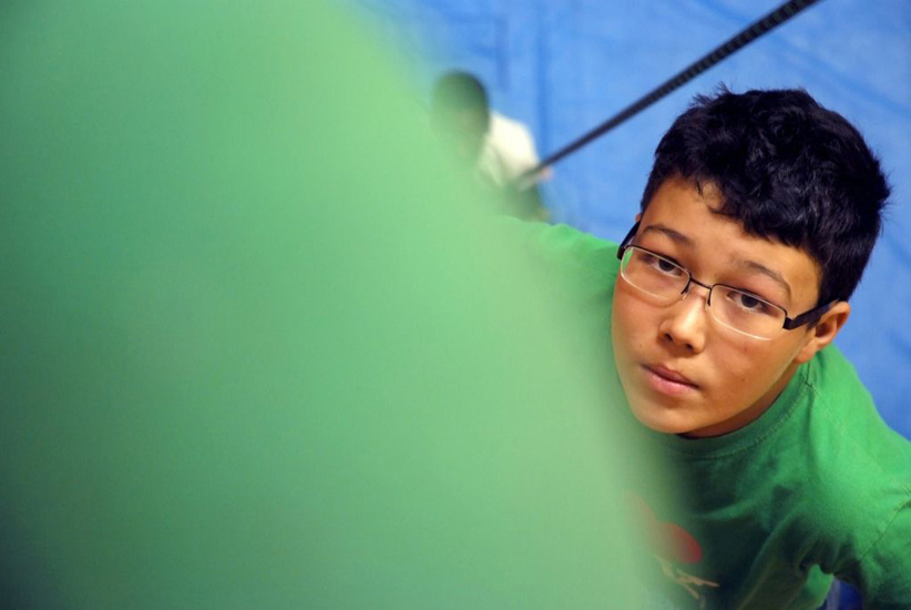 Antoine aime le vert !