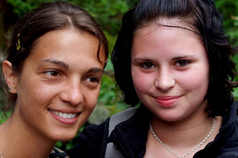 Quand le Nord rencontre le Sud, les sourires sont au rendez-vous ! ( Perrine et Stéphanie)