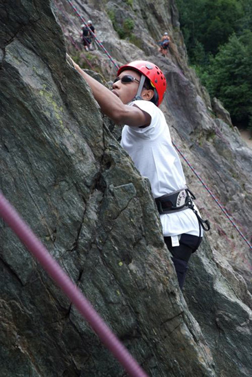 Déterminé comme il est, il va briser les montagnes Christophe !