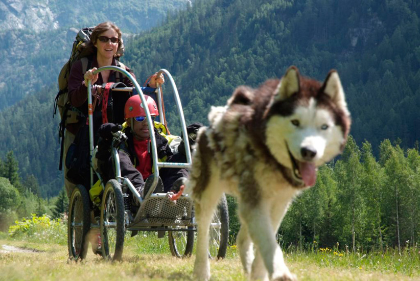 Allez Thomas, on rentre au chalet, c’est l’heure de déjeuner !