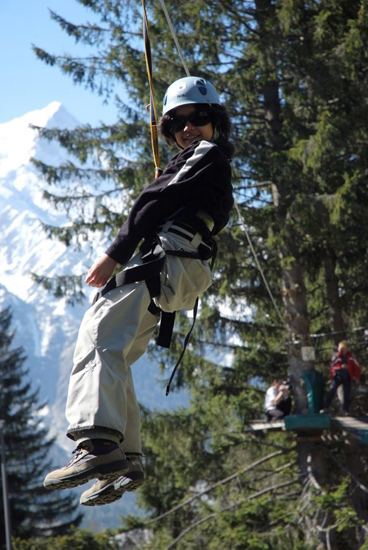 Un petit vol vers l’Everest pour Maelys qui apprécie !