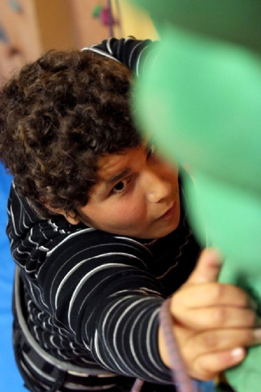 En plein effort et tout en concentration, Max !