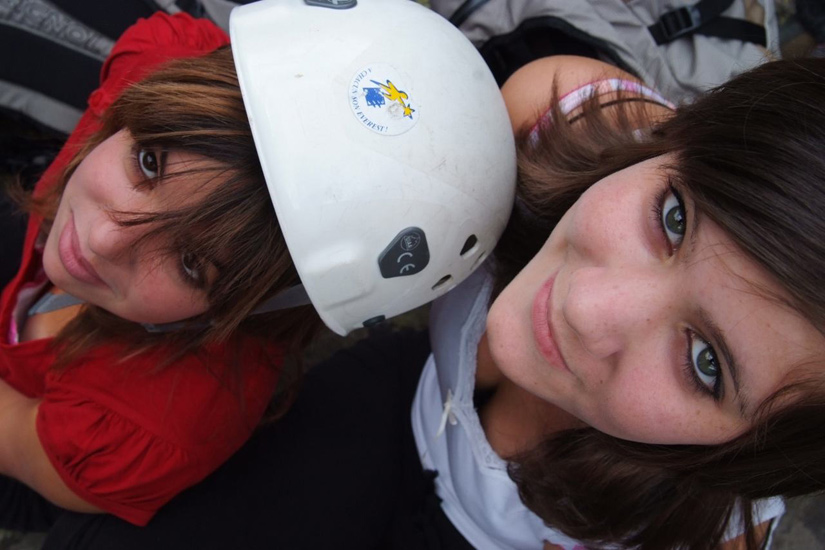 2 amies grimpeuses impossible à détacher ! (Margaux et Marie)