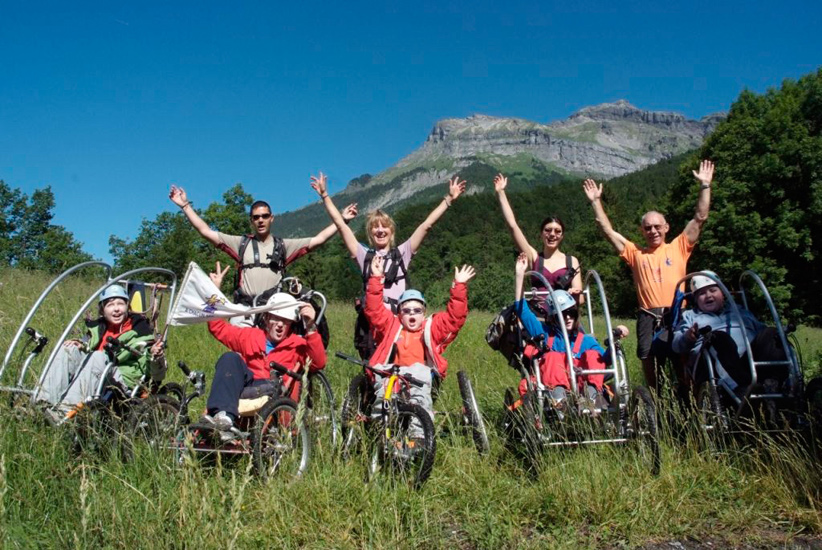 Petite photo de groupe bucolique pour marquer la fin de la matinée !