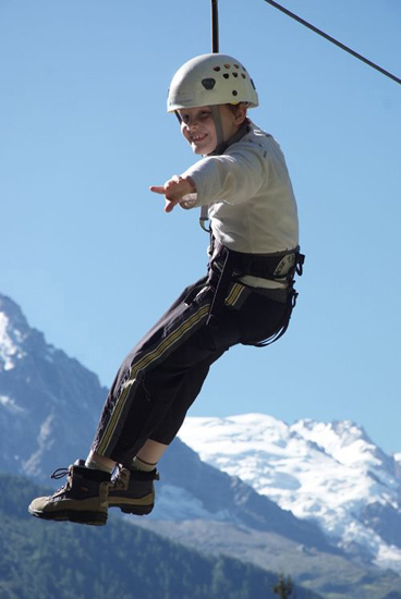 Aristide pointe du doigt son objectif de demain : son Everest !