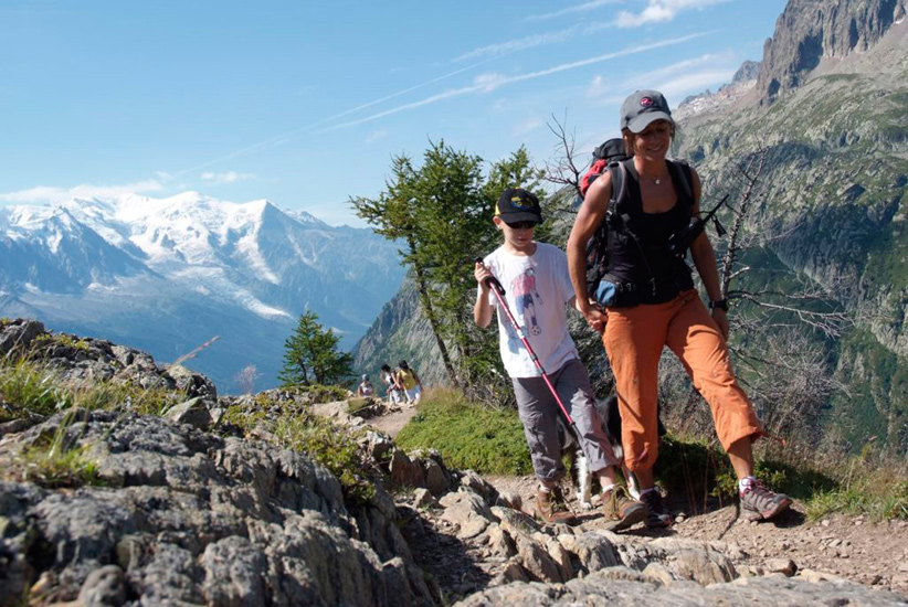 On attaque le parcours sur les cailloux, le sommet n’est plus très loin ! (Cyril)