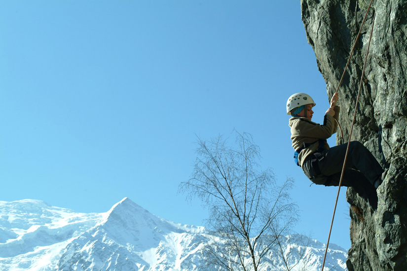 Johanna vient de signer un exploit : elle a dépassé le Mont Blanc !