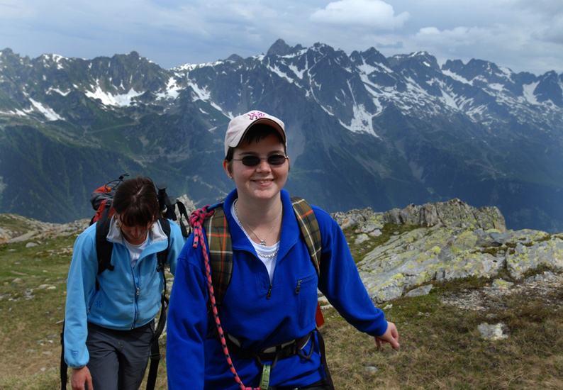 Et Aurélie grimpe comme un chamois