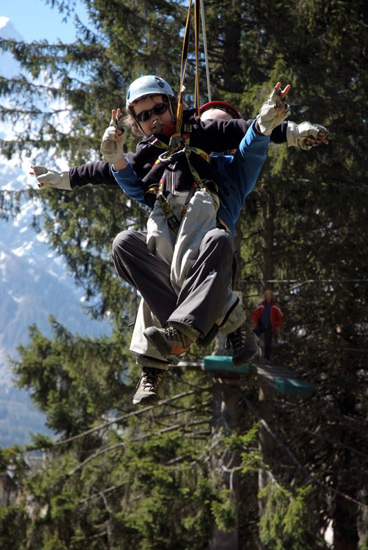 Ca plane pour Bertrand qui s’éclate dans les airs chamoniards !!!