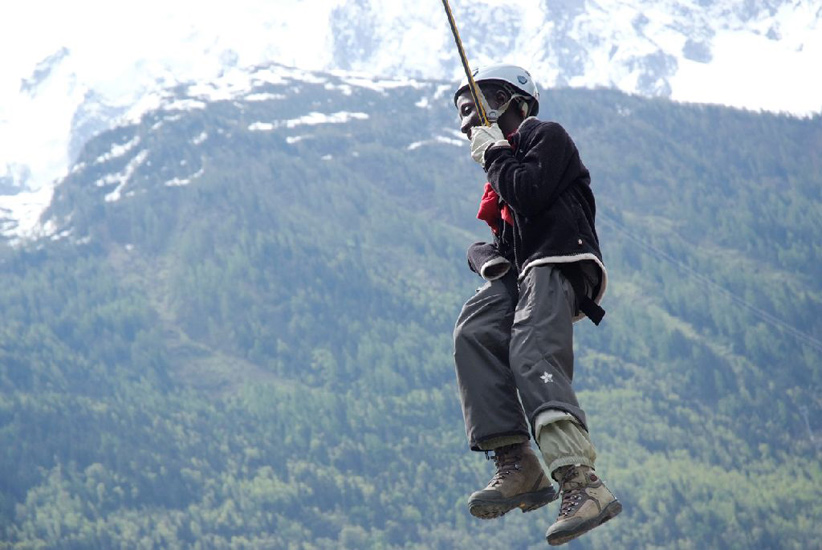 Vol direct pour l’Everest, Ibrahima en première classe !