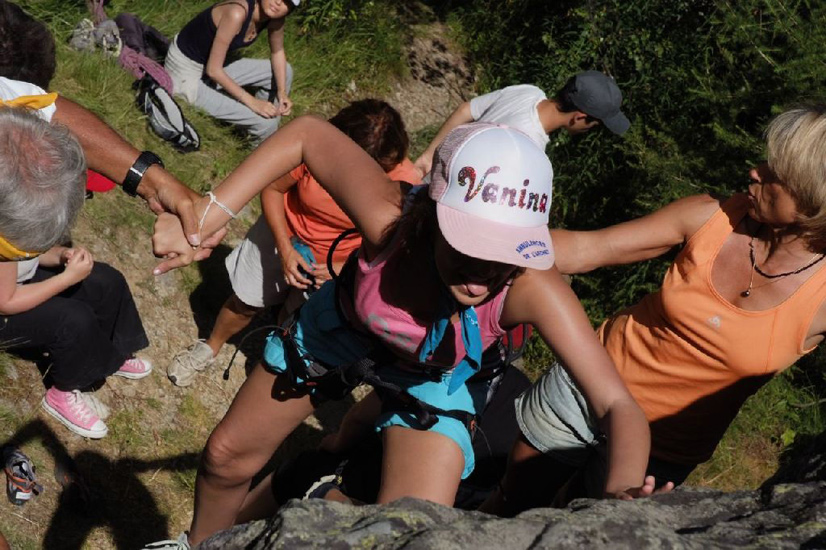 Suivi de près, dans un bel effort par Vanina !