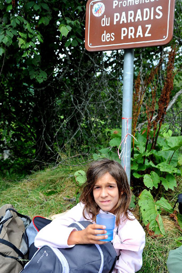 Petite pause pour Lena.