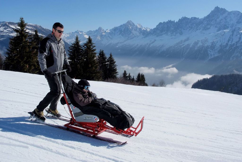 Guillaume lui profite pleinement du paysage !