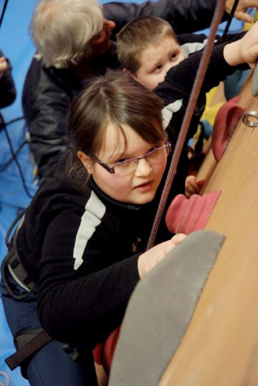 Je vous présente notre championne d’escalade ! Sophie !