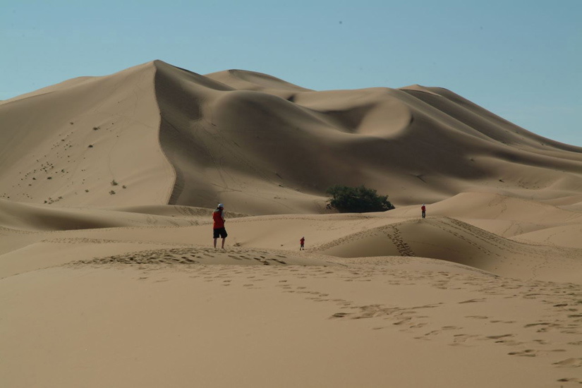 en route vers la dune