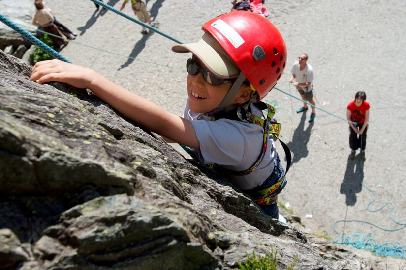 Pour Sébastien l’escalade c’est un jeu d’enfant !
