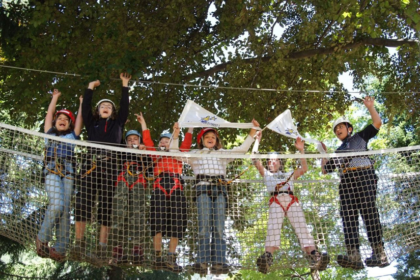 Jeunes athlètes en mailles de sensations fortes !