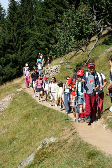 Le petit train de l’Everest poursuit sa promenade dans le parc…