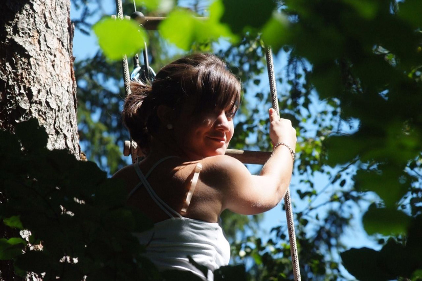 Belle en feuilles et en échelles ! (Marie)