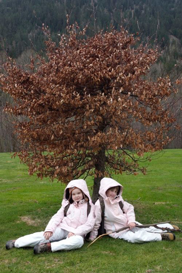 L’arbre où les deux s’plantèrent, rose ! (Maud et Marie)