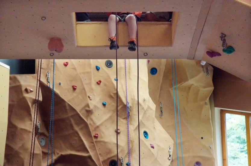 Cet après-midi, on met tous les pieds dans le vide ! Au programme : rappel géant !