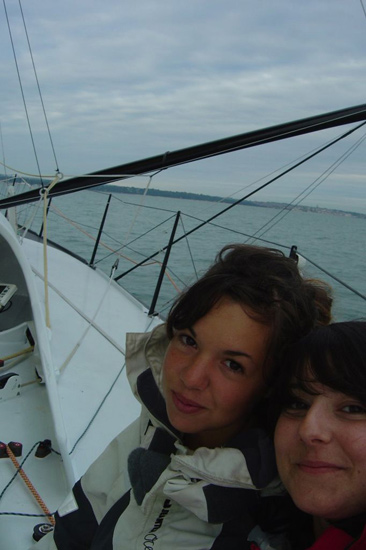 Une petite photo de Margaux et Cécile.