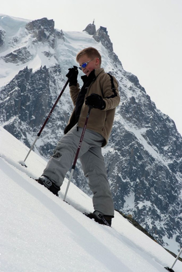 Avec l’aiguille du Midi en point de mire, Théo se fixe de sacrés objectifs !