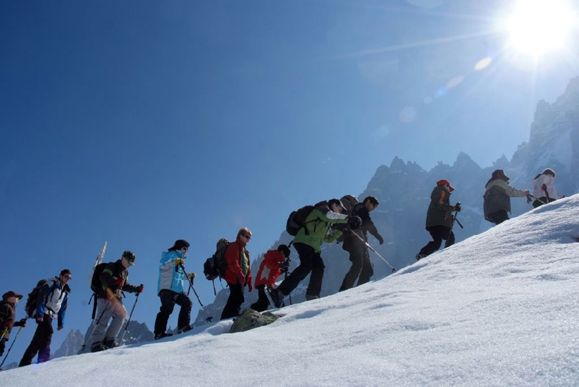 Le soleil est présent mais le vent souffle sur nos têtes !