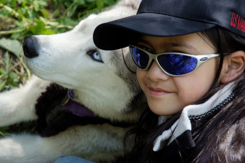 Tehani et Cheyenne, la chienne de tête !